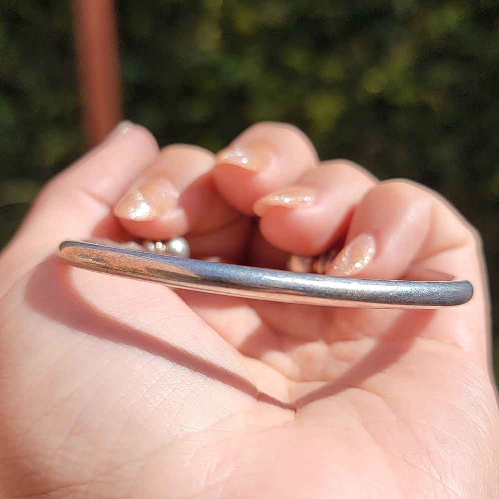 Solid Sterling Bangle - image 2